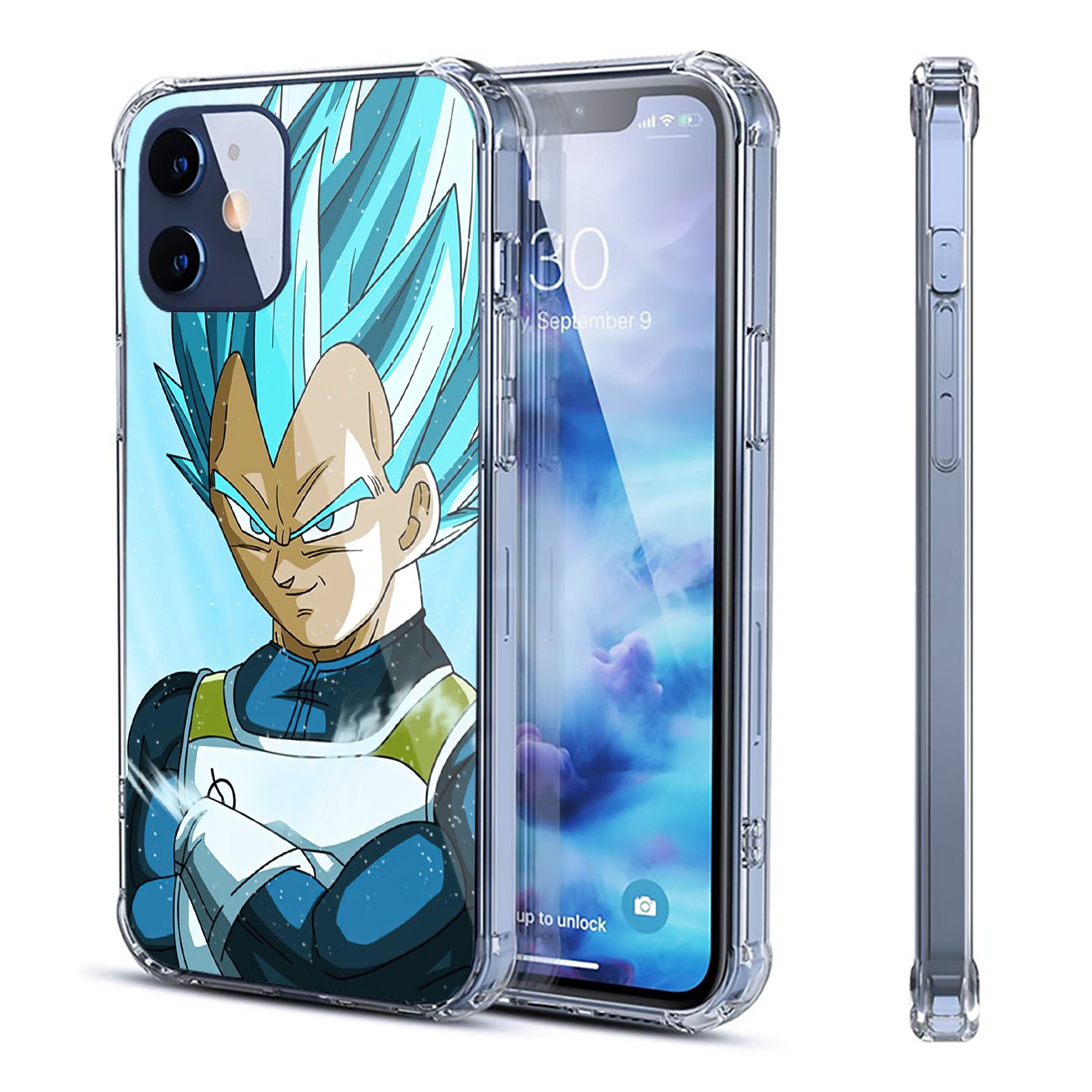 （画像用） ドラゴンボール DRAGON BALL 【iPhone 12シリーズ対応】透明スマホケース（クリアソフトケース）